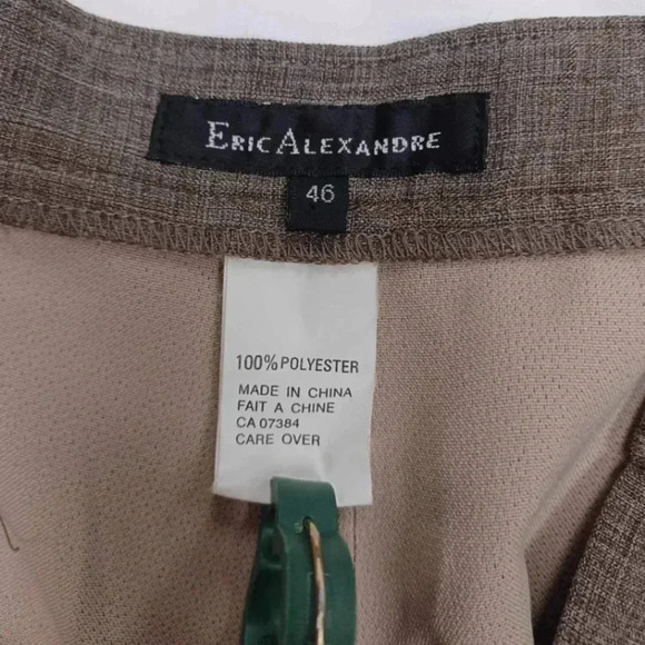 Eric Alexandre Straight Leg Brown Trousers Size EU46/US12 - Picture 6 of 10